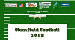 Desktop Screenshot of mansfieldfootball.org